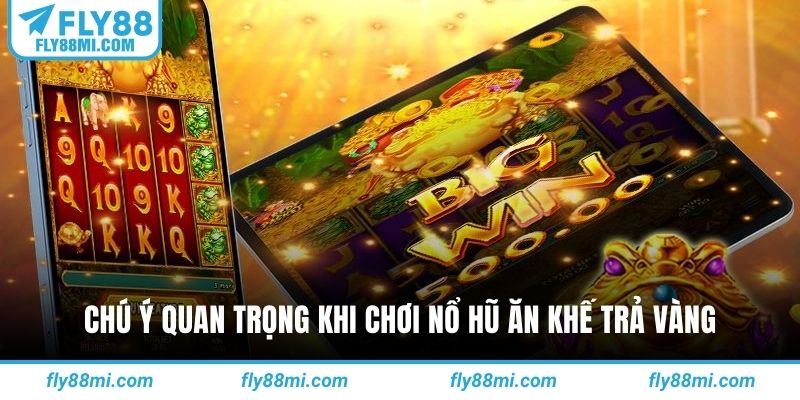 Chú ý quan trọng khi chơi nổ hũ ăn khế trả vàng